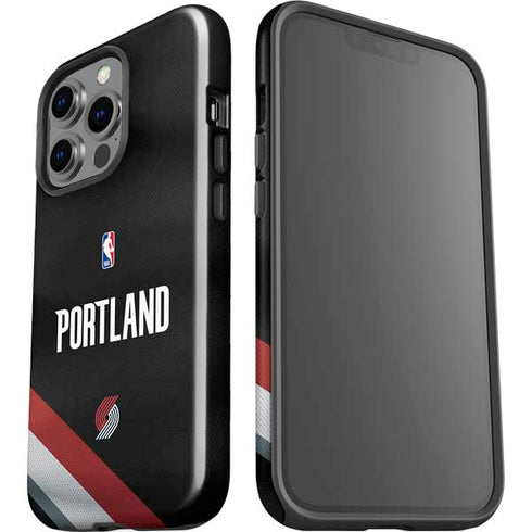 NBA Portland Trail Blazers Jersey iPhone 15 Pro Impact Case